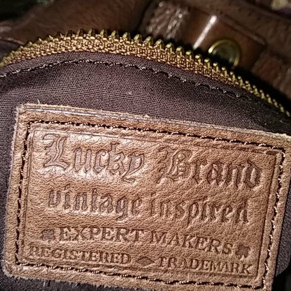 Lucky Brand Leaf Print Hobo Bag - Picture 6 of 8